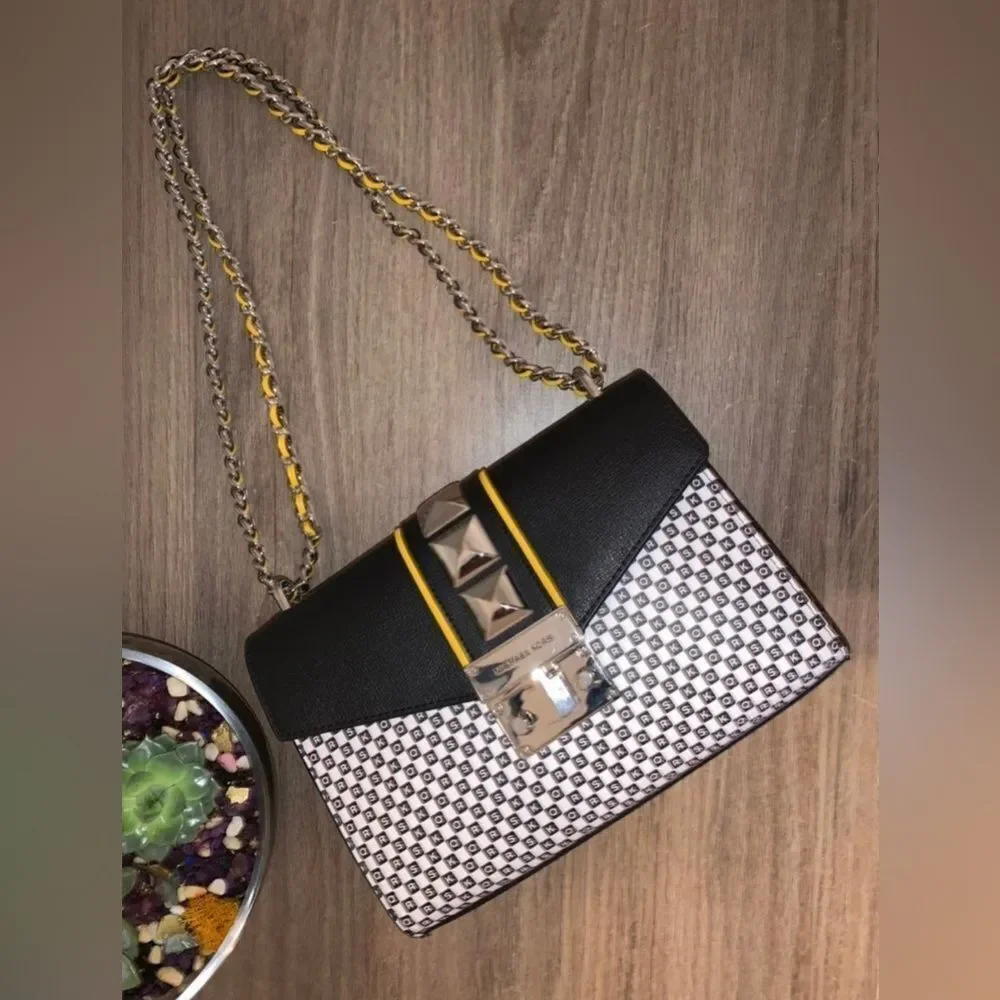 NWT MK New York City Rose Medium Flap Should - Picture 8 of 11